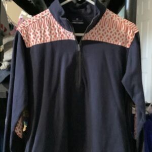 Vintage Simply Southern Dark Pullover, 1/4 zip, small‎